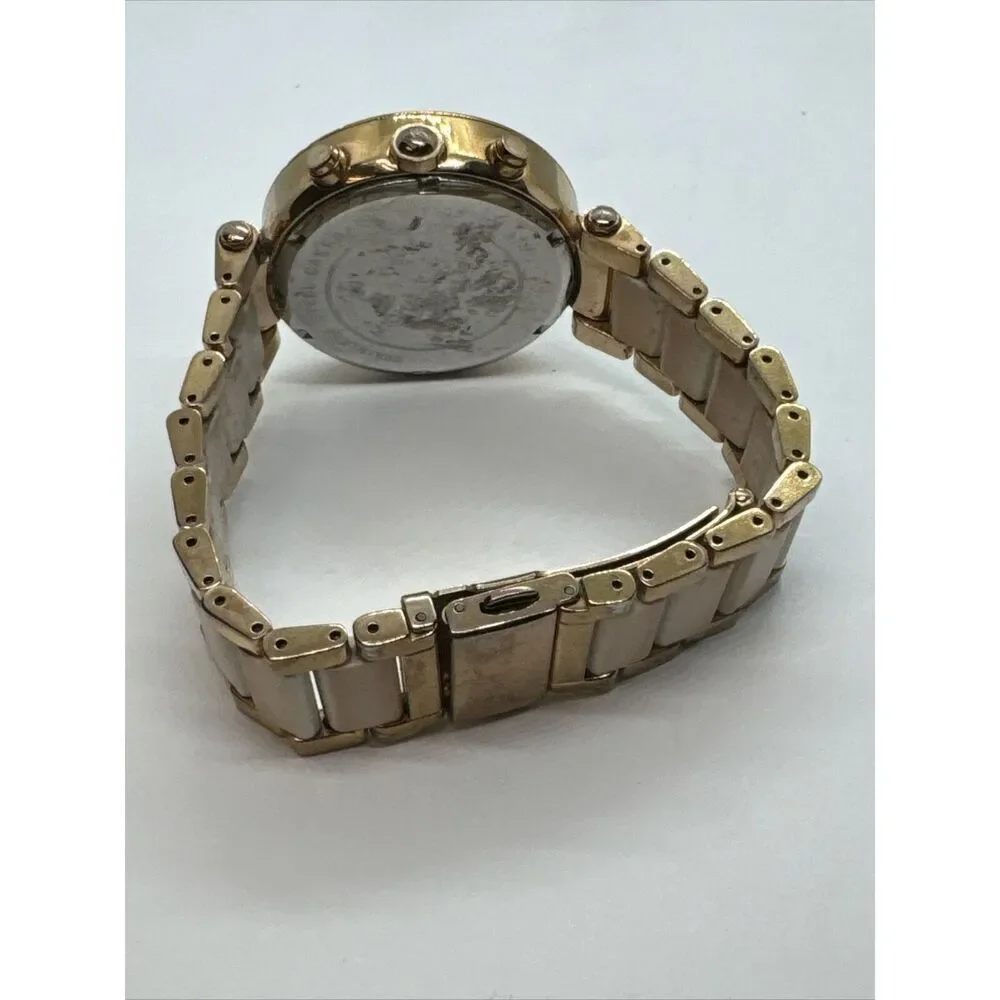 Michael Kors Parker MK5774 Women Two Tone Analog Dial Quartz Wrist Watch JNA380